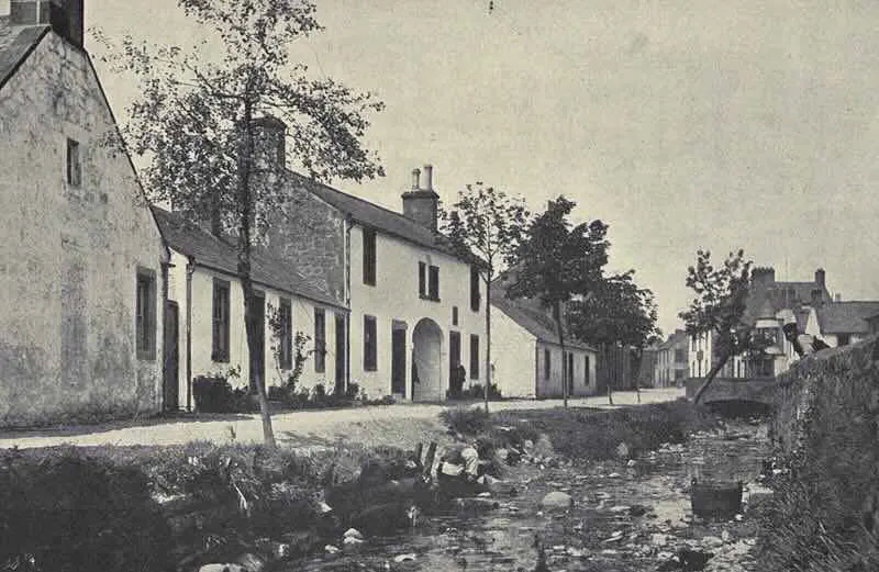 Thomas Carlye Thomas Carlyle's Birthplace, in Ecclefechan, Dumfries and Galloway, as it appeared in 1904