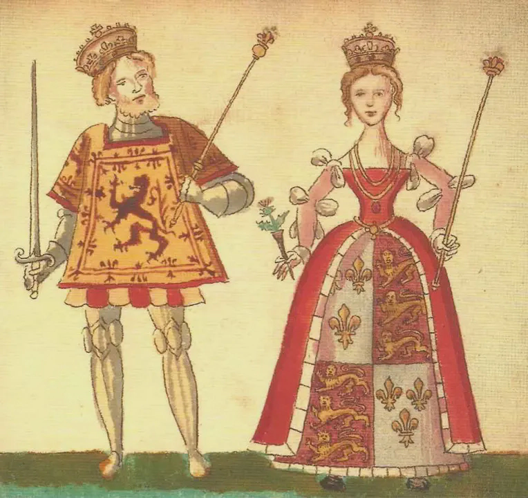 Joan Beaufort and King James I Joan Beaufort and King James I